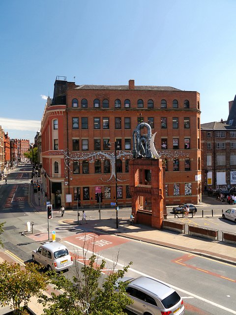 Manchester — Castlefield Canal ao entardecer